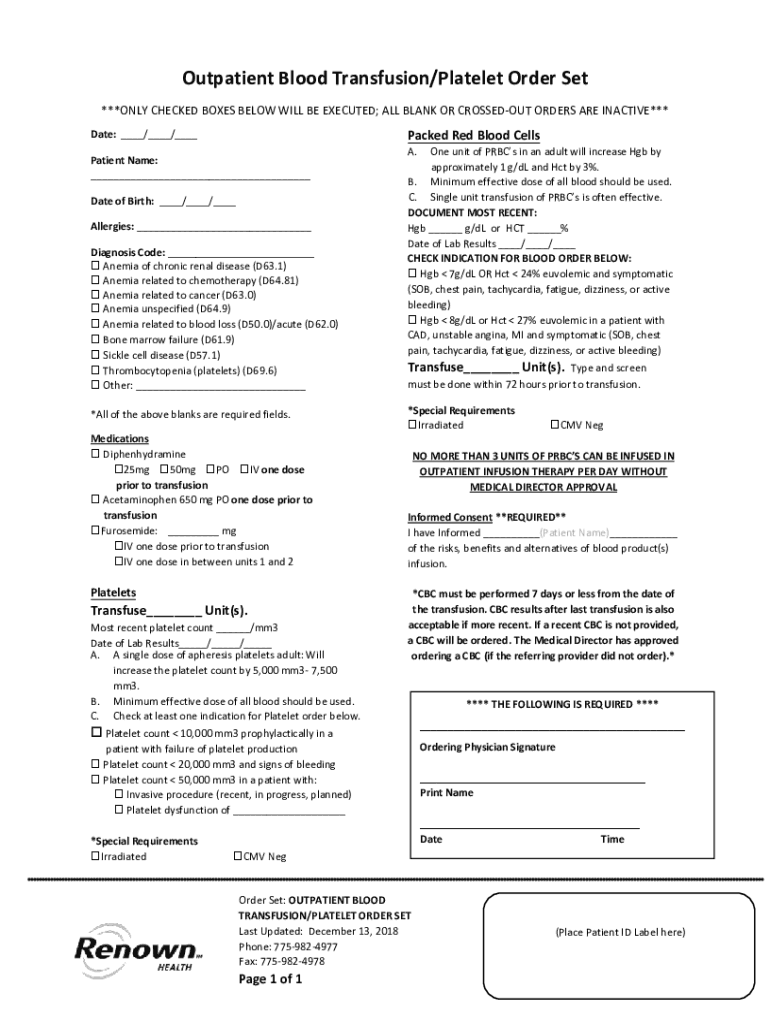 Transfusion FAQ's - Department of Pathology - Blood Bank Preview on Page 1