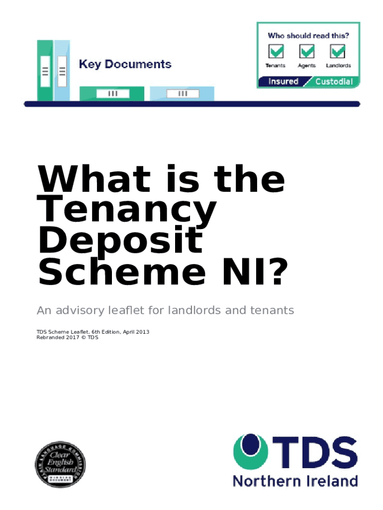 whatisthetenancydepositschemeni.pdf Doc Template pdfFiller