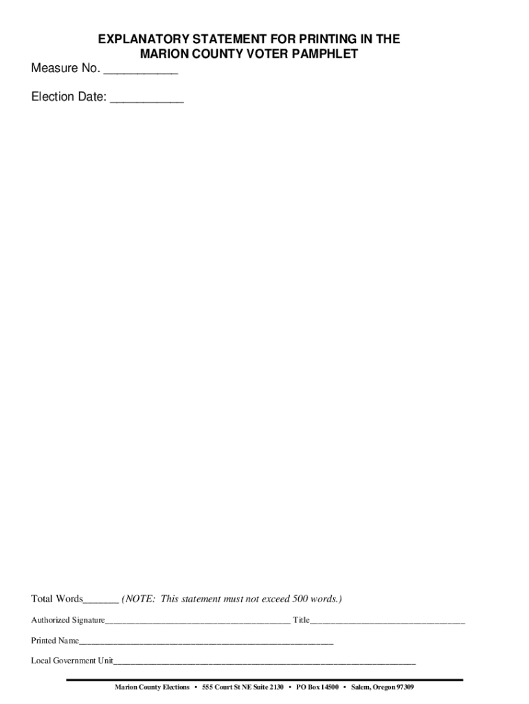 Fillable Online Marion County Circuit Court Oregon Judicial