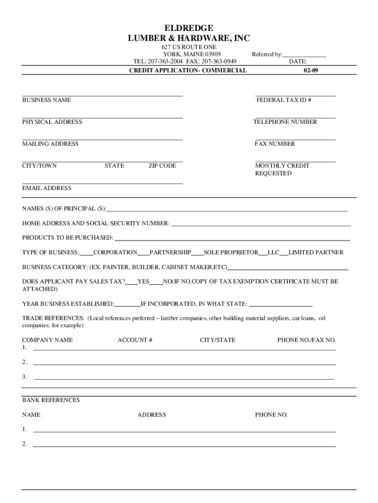 Fillable Online Working at Eldredge Lumber and Hardware 4 Reviews