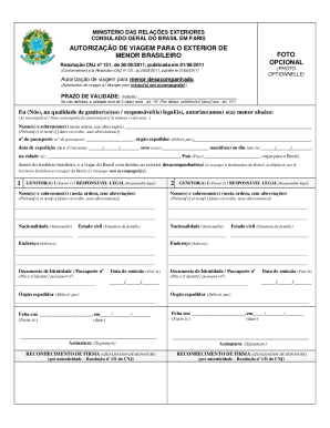 autorizao de viagem para o exterior de menor brasileiro
