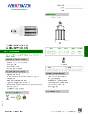 400 Watt Retrofit - LED Wall Pack Bulbs - City Lights USA