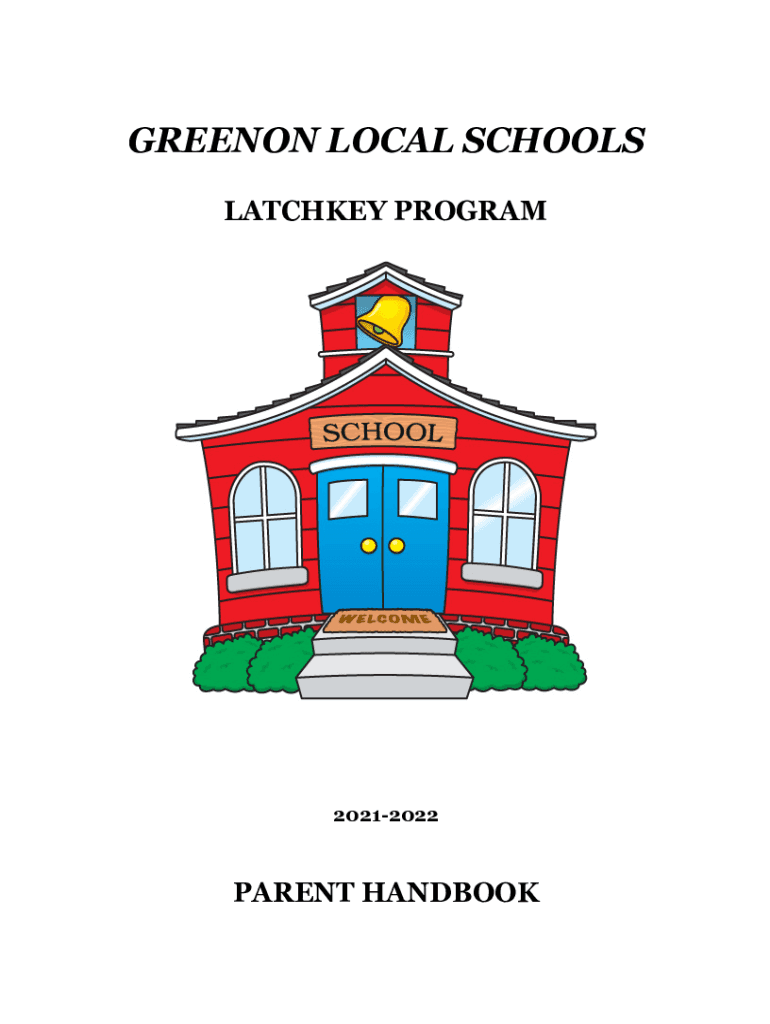 Fillable Online latchkey+handbook 2021.docx Greenon Local Schools