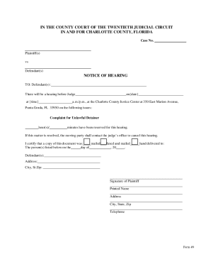 UNLAWFUL DETAINER SUMMONS (CLAIM FOR ...