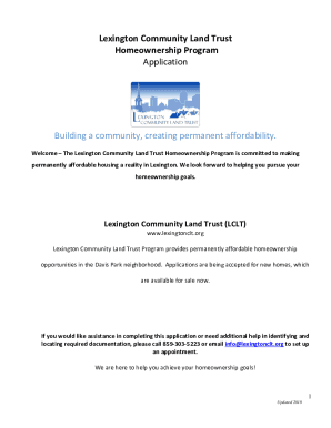 Fillable Online Community Land Trusts: A Winning Model for Affordable ...