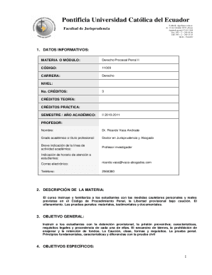 Derecho Procesal Penal II