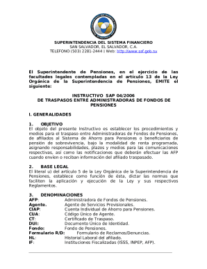 LEY DEL SISTEMA DE AHORRO PARA PENSIONES