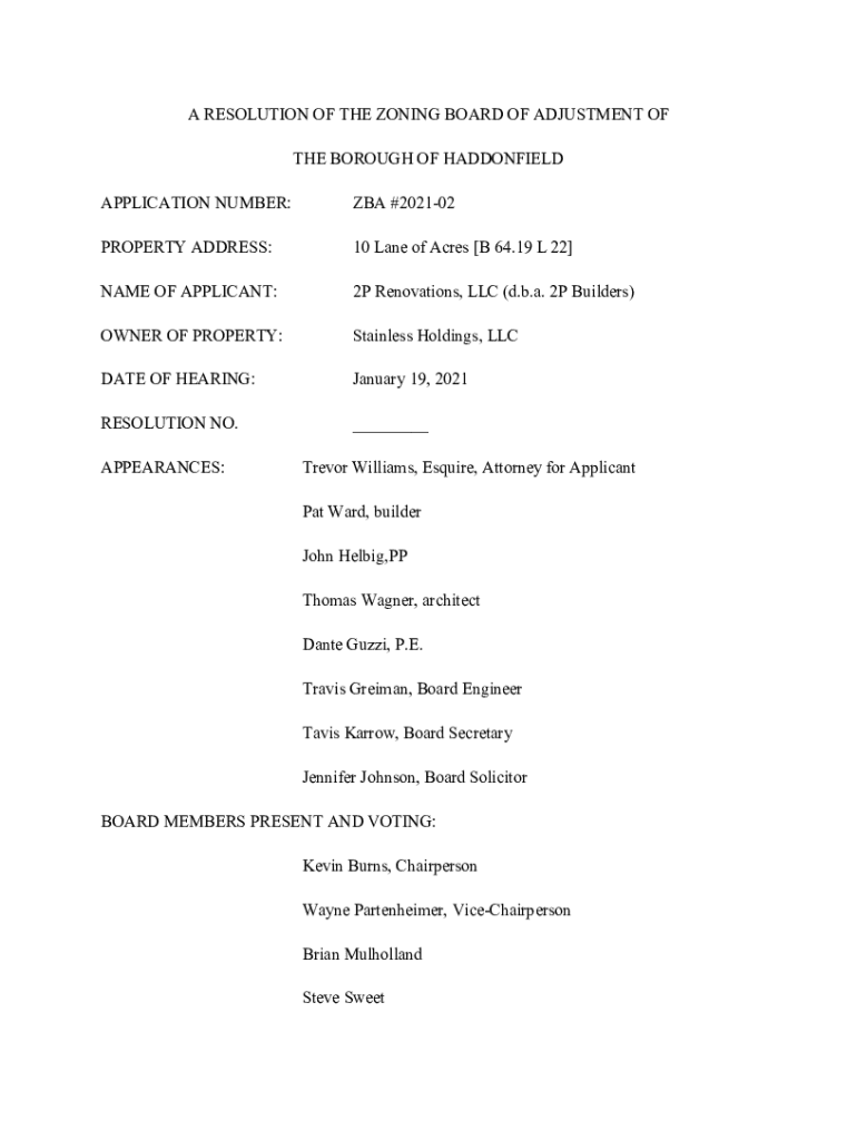 Fillable Online Appeal a zoning decision to the Zoning Board Fax