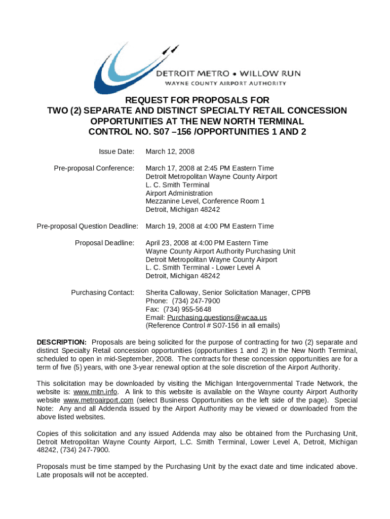 Terminal 2 Specialty Retail Concession Lease No. 5 Doc Template pdfFiller