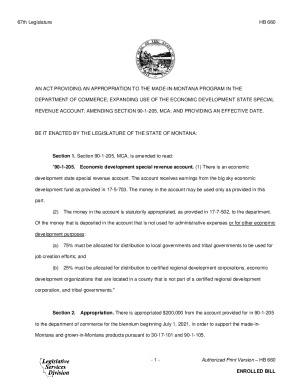 Fillable Online montana department of commerce - City of Missoula Fax ...
