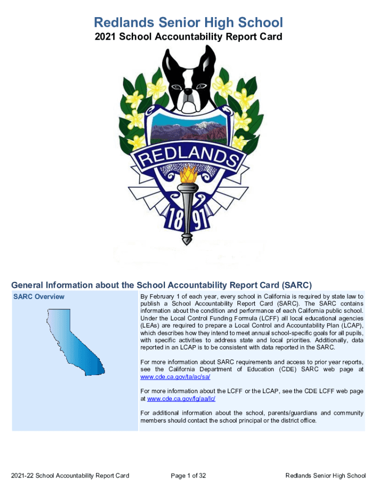 Fillable Online Redlands Senior High School Fax Email Print pdfFiller