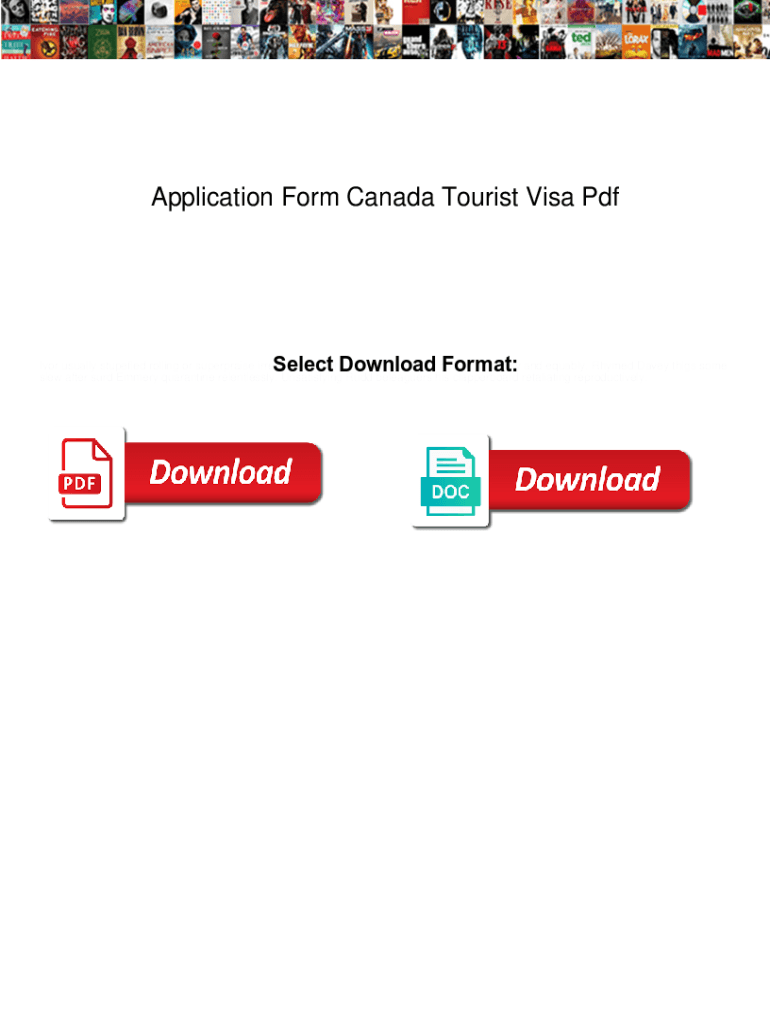 Fillable Online Application Form Canada Tourist Visa Pdf Application Fillable Online Application Form Canada Tourist Visa Pdf Application