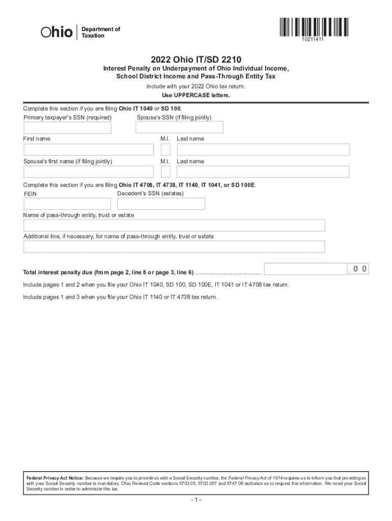 form it sd 2210 Preview on Page 1