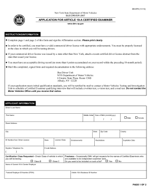 Fillable Online Dmv Bus Driver Unit - Fill and Sign Printable Template ...