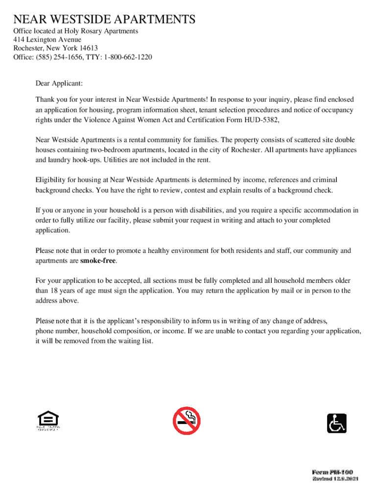 Fillable Online Holy Rosary Apartments Application Fax Email Print