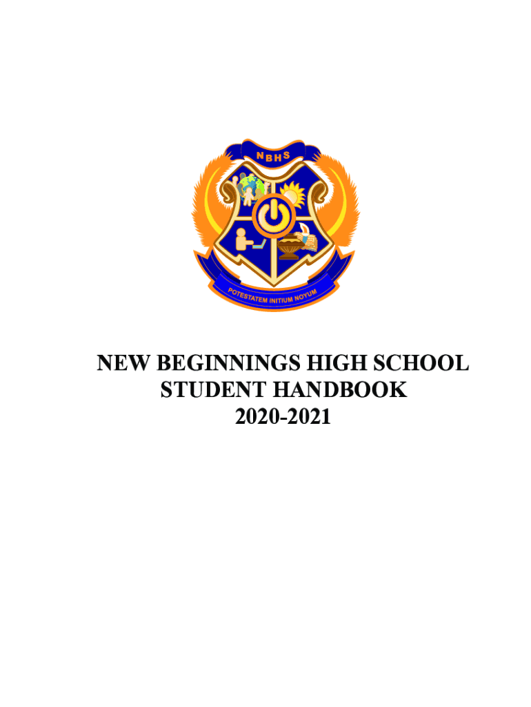 Fillable Online New Beginnings High School to New Beginnings