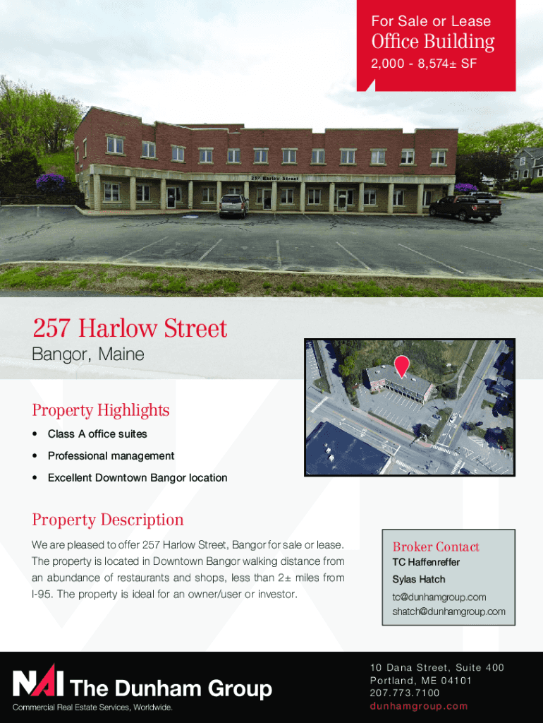 Fillable Online Bangor, ME Property For Sale and Lease Fax Email Print