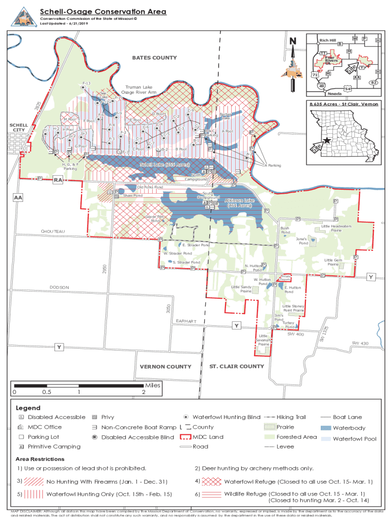 Fillable Online SchellOsage Conservation Area Map. SchellOsage