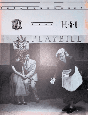 Fillable Online The PLAYBILL Fax Email Print - pdfFiller