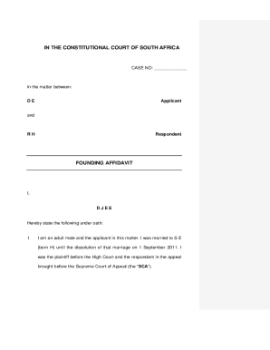 AFFIDAVIT I, the undersigned, DUDLEY LEE do hereby make ...