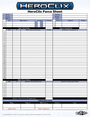 Fillable Online HeroClix Comprehensive Rulebook updated 5.5.21; Fax ...