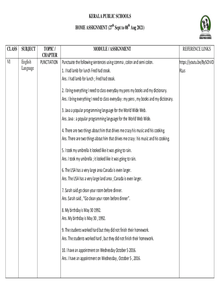 Fillable online semicolons colons and dashes unc writing center fax