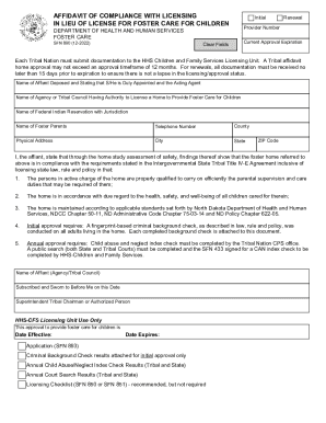 north dakota department of human services foster care