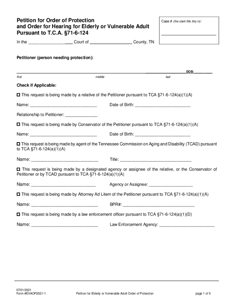 Fillable Online In order to file a case, you must have the Respondent's