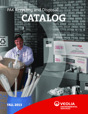 Veolia RecyclePak Recycling Kits. Veolia pioneered RecyclePak Recycling Kitsa convenient, cost-effective way to recycle lamps, batteries and more while complying with disposal regulations. Fill them. Ship them. Keep our planet bright green and blue.