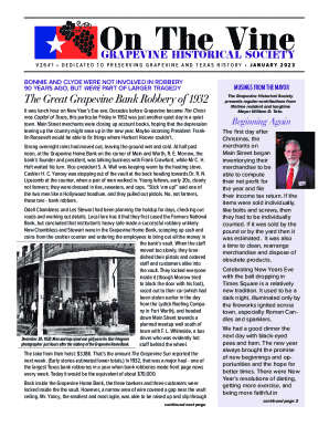 Grapevine Historical Society to meet Aug. 26 - printed from ...