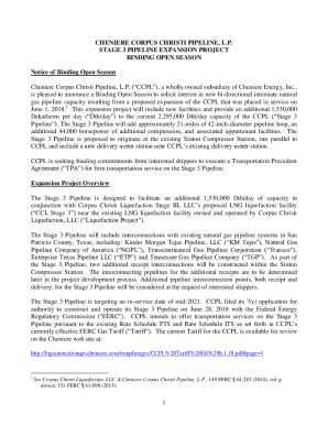 Fillable Online Notice of Application: Corpus Christi Liquefaction ...