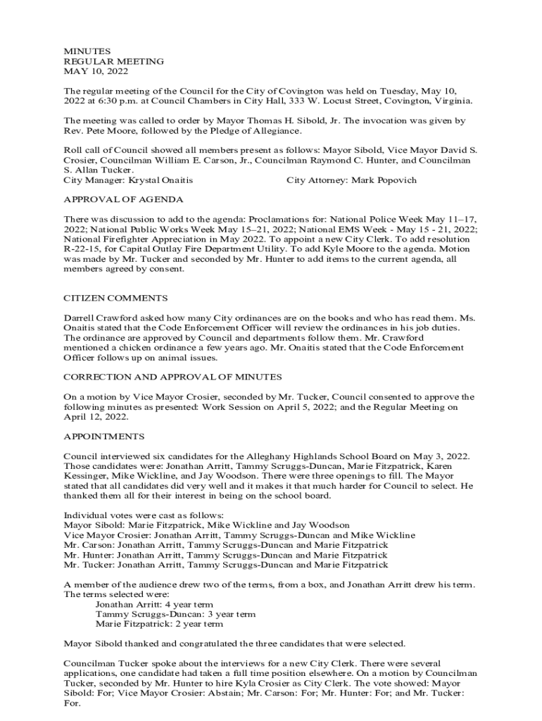 Fillable Online City of Covington, GA Government Fax Email Print