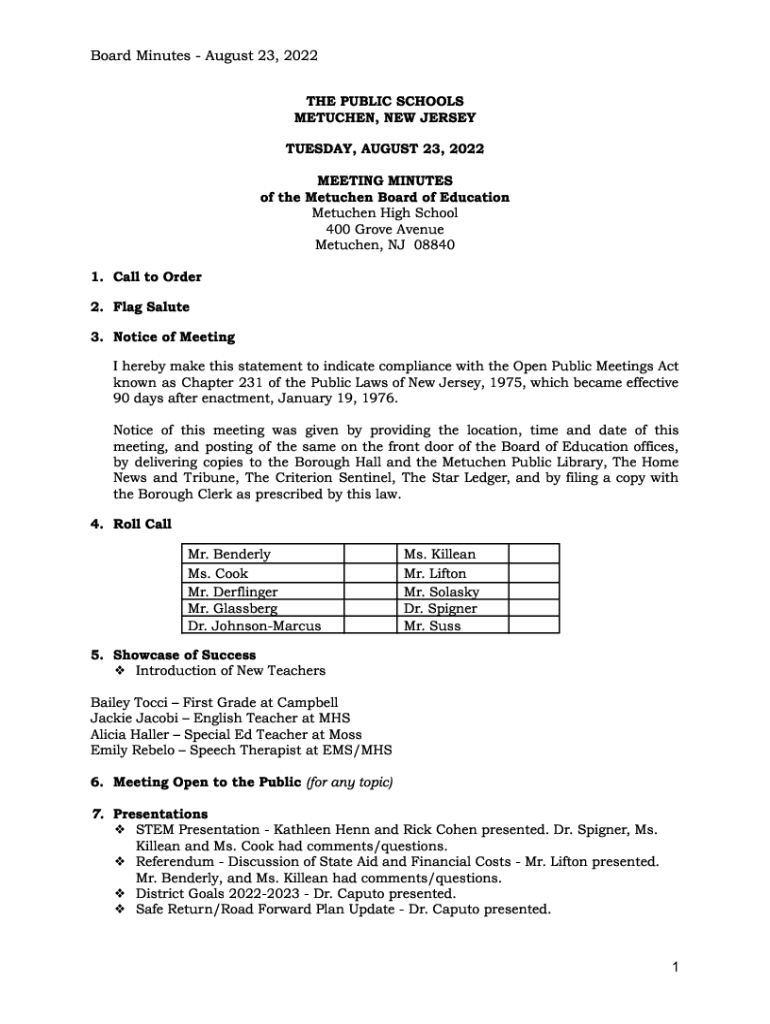 Fillable Online Community Bulletin Board Middlesex County Nov. 29 Fax