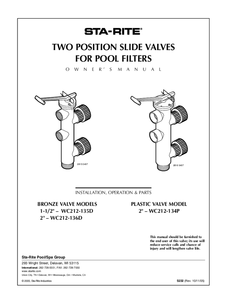Fillable Online Pool Basics How a Pool Slide Valve Works YouTube Fax Email Print pdfFiller