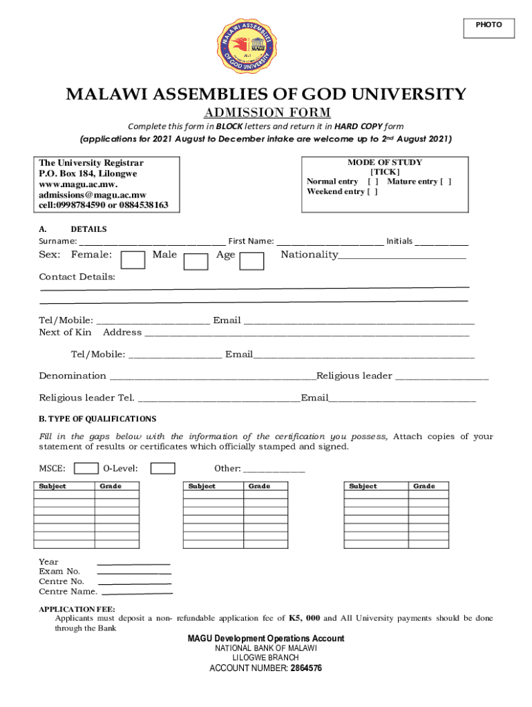 Fillable Online new semester application form Fax Email Print pdfFiller
