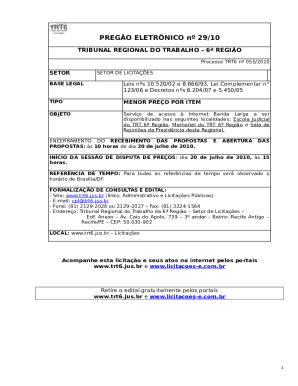 tribunal regional do trabalho da 6 regio