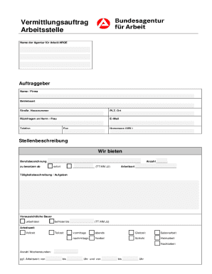 Name der Agentur fr Arbeit/ARGE