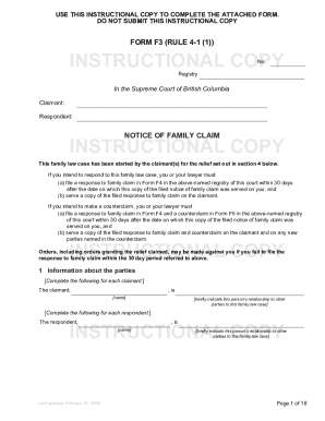 Supreme Court Family Forms