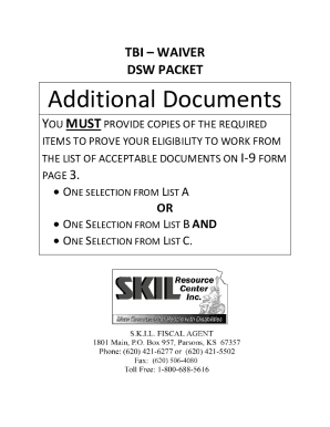 Direct Support Worker Agreement