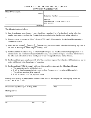Fillable Online UPPER KITTITAS COUNTY DISTRICT COURT STATE OF Fax Fillable Online UPPER KITTITAS COUNTY DISTRICT COURT STATE OF Fax