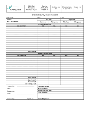 Fillable Online contractor daily construction report template Fax Email ...