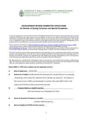 Fillable Online Zoning Review Forms and Information Fax Email Print ...