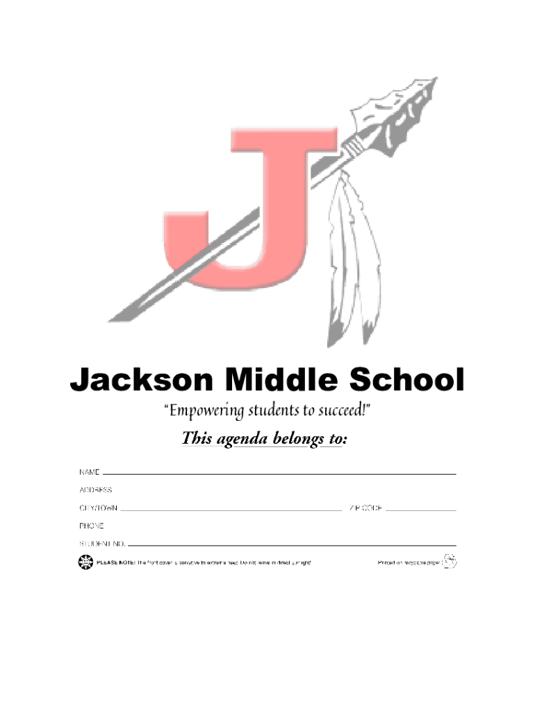 Fillable Online From the Office Jackson Middle School Fax Email Print