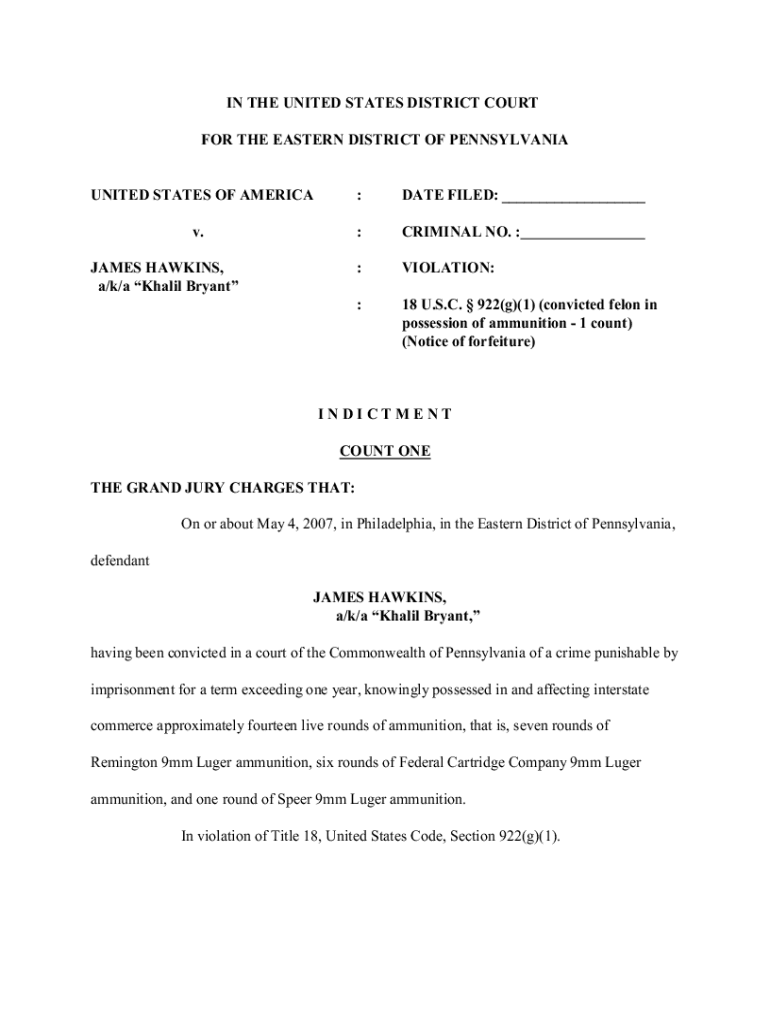 Fillable Online Quick Facts on Felons in Possession of a Firearm (18