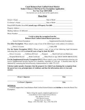 Parcel Tax - Cotati-Rohnert Park Unified School District