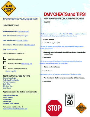 Fillable Online 2023 New Hampshire DMV CDL Test Cheat Sheet. 99% pass ...