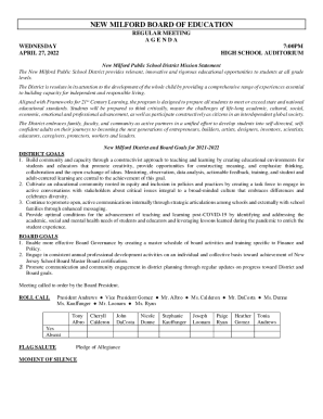 BOE Policies - New Milford School District
