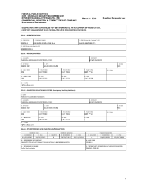 federal public service cvm - brazilian securities commission ...