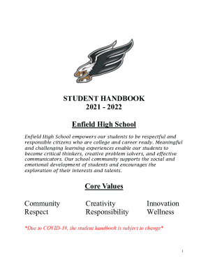 Fillable Online Get ready to soar with the... - Enfield Public Schools Fax Email Print - pdfFiller