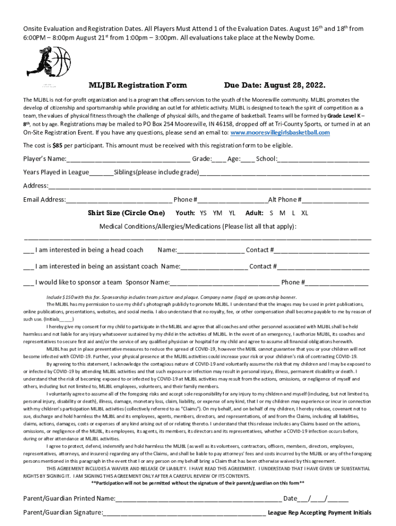 Fillable Online a guide to the town of rolesville parks and recreation department Fax Email